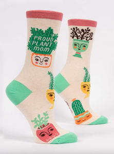 Proud Plant Mom W-Crew Socks