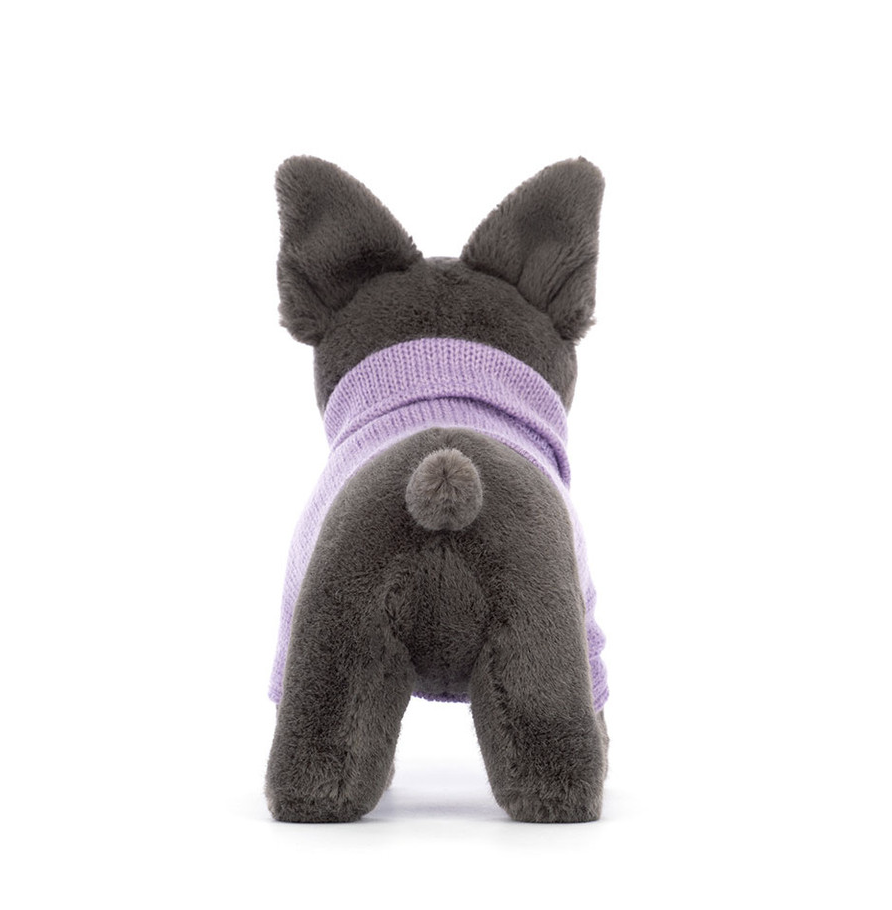 Sweater French Bulldog Purple