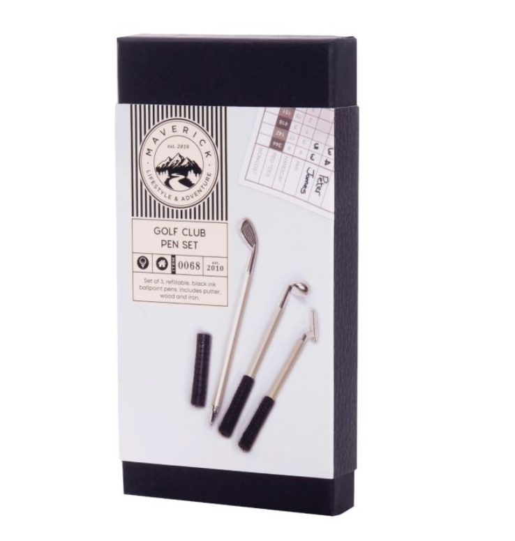 ck Golf Club Pen Set (Silver)